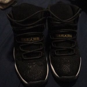 Worn once Girls Retro Jordan 11 Glitter